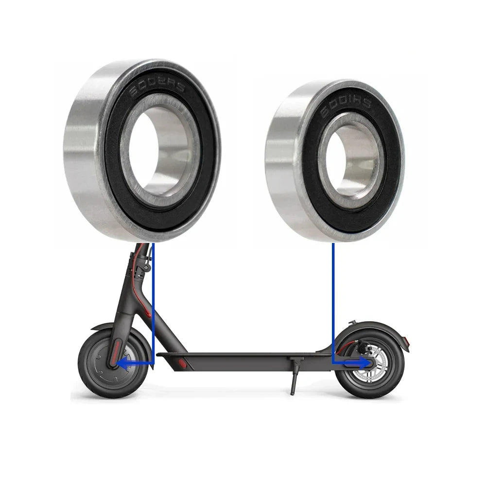 6001RS /6002RS High Speed Precision Front Motor Bearing Rear Wheel Ball Bearings For XM M365 Pro 1S Electric Scooter Parts