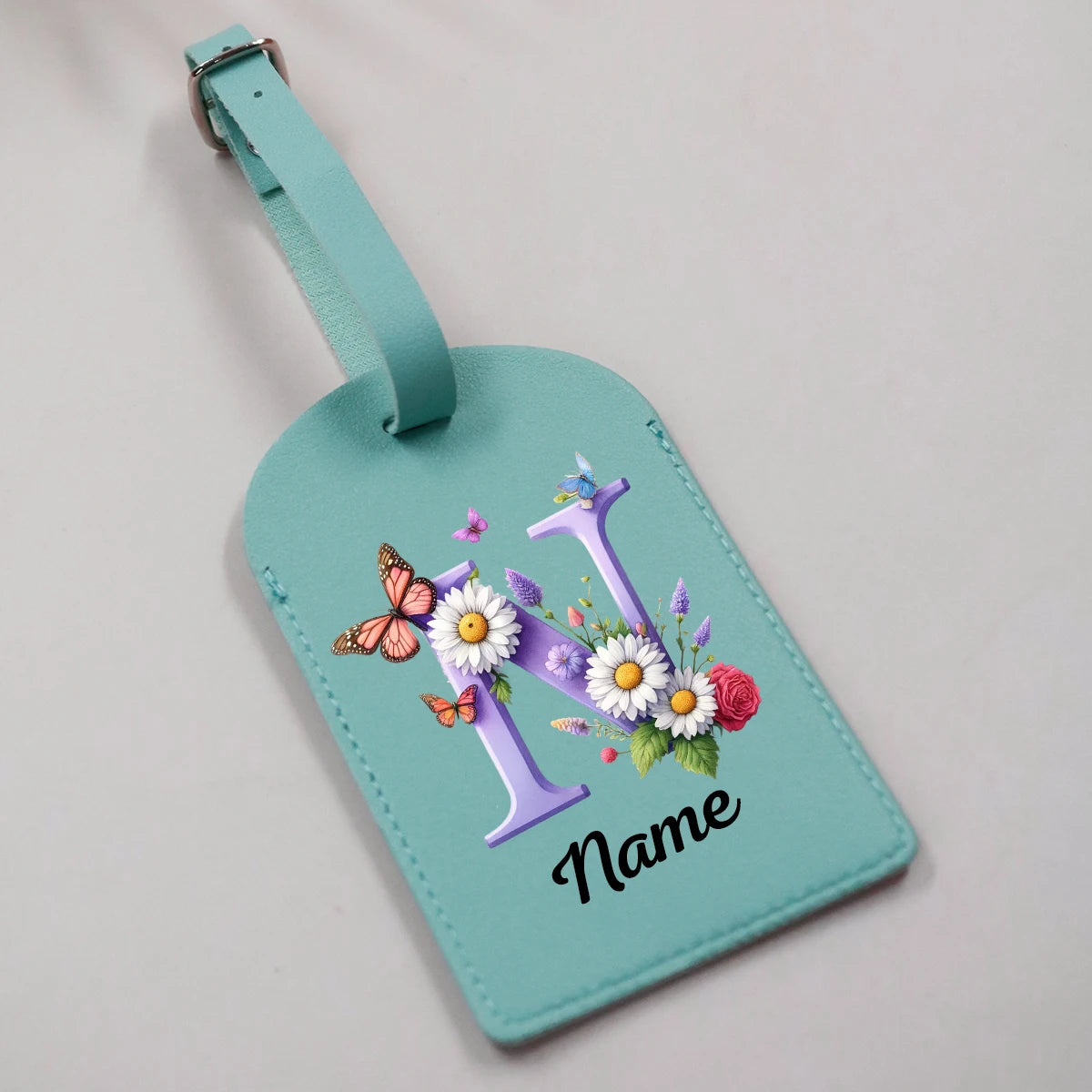 Personalized Pu Leather Luggage Tags, Customized Luggage Tags For Suitcases, Customizable Suitcase Tag, Bag Tags For Luggage,