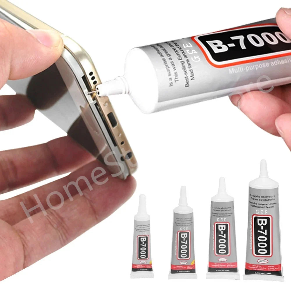 Clear Super Glue B7000 E8000 Universal Glass Plastic Contact Phone Repair Adhesive for DIY Resin Jewelry Precision Applicator
