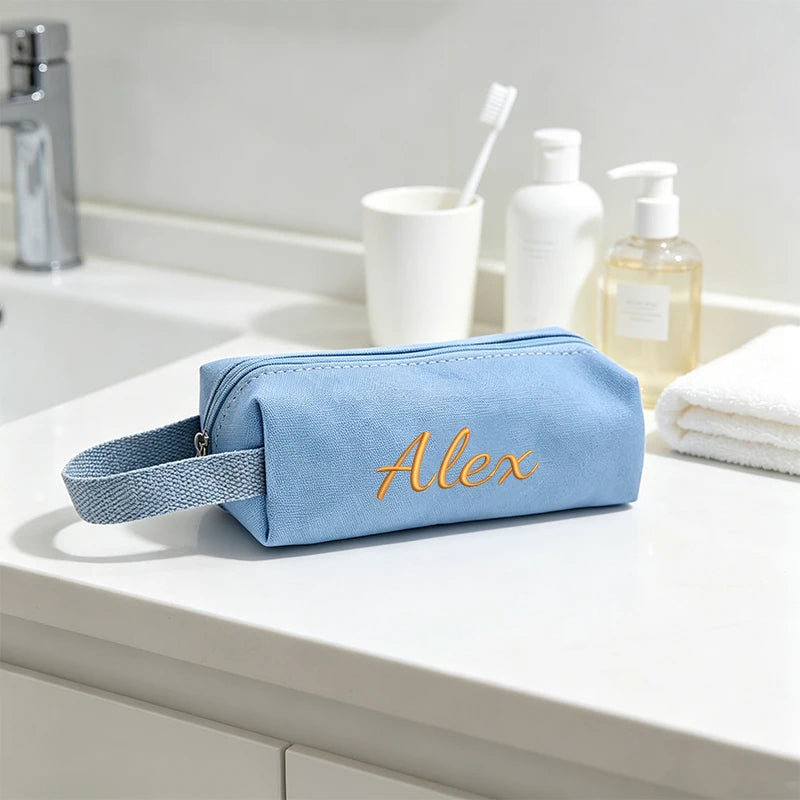 Customised Embroidery/Standard Style 2 Options, Candy-Colored Pencil Case, Storage Bag, Back-to-School Season, Gift!