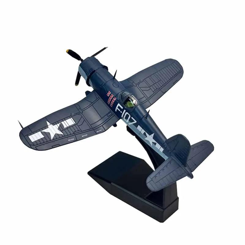 1/72 Scale WW2 US F4U-1 F4U Corsair Dragon Fighter Aircraft Metal Military Plane Diecast Model Collection or Gift