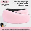 Soft Memory Foam U Neck Pillow Lightweight Foldable Airplane Travel Car Rest Cervical Support Sleeping Pillow