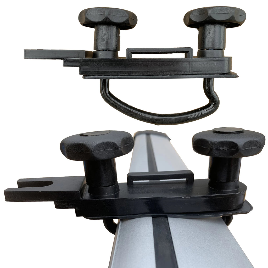 4 Set Universal Car U-Bolts Roof Box Mount Kit Metal Clamps Van Luggage Rack Accessories Secure Fitting Easy Installation