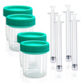 4 Kit Collection Cups Applicators Sterile Insemination at Home for Natural Conception Fertility Support