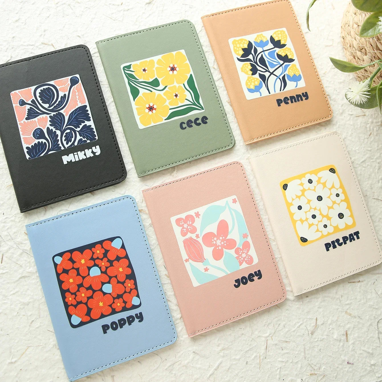 Customized Name Passport Cover Personalized Passport Holder for Bridesmaid Bachelorette Party Wedding Travel Gift