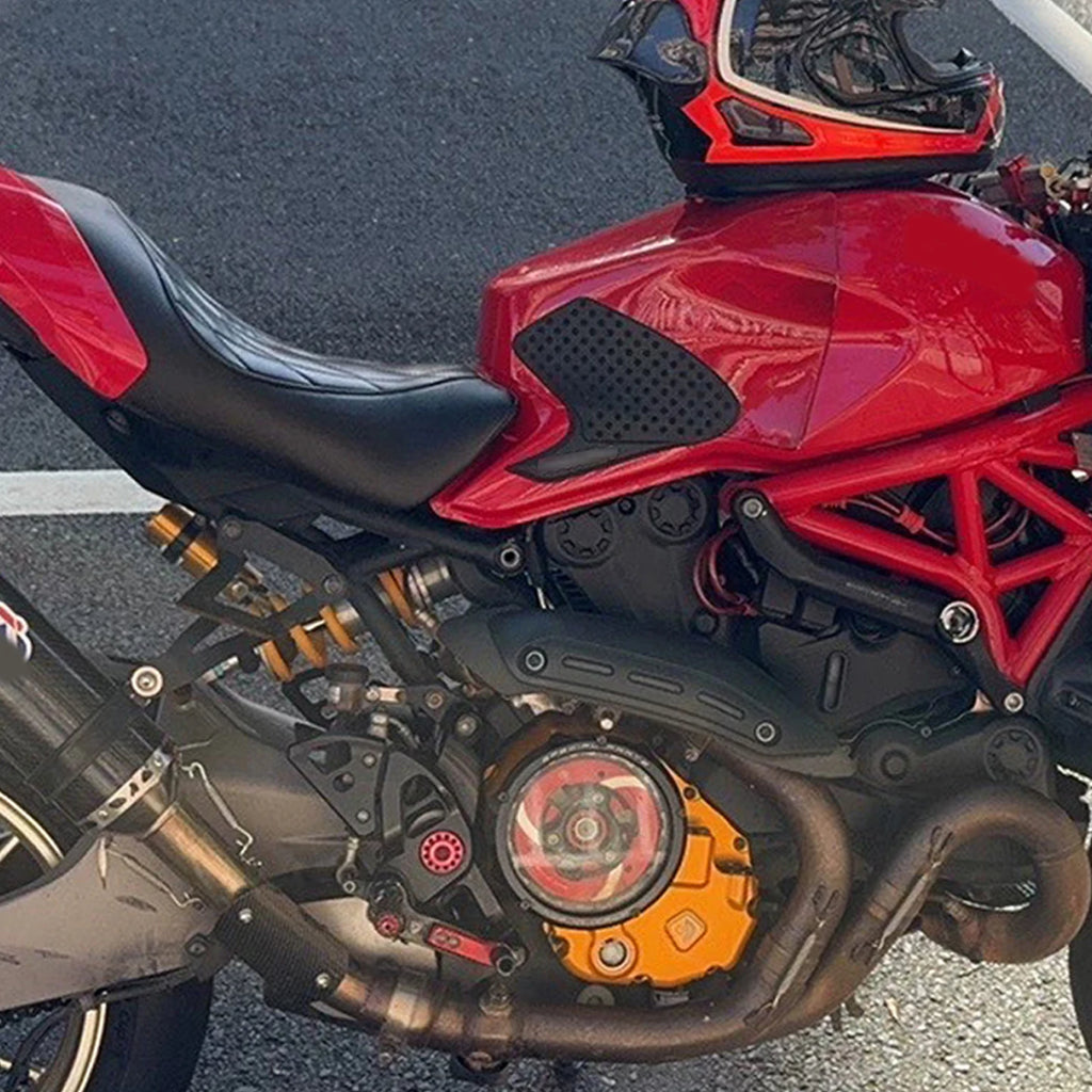 For Ducati MONSTER 696 795 796 1100 1100S 696Motorcycle Anti-slip Sticker Tank Pad Knee Grip Traction Side Decal 3M Side Sticker
