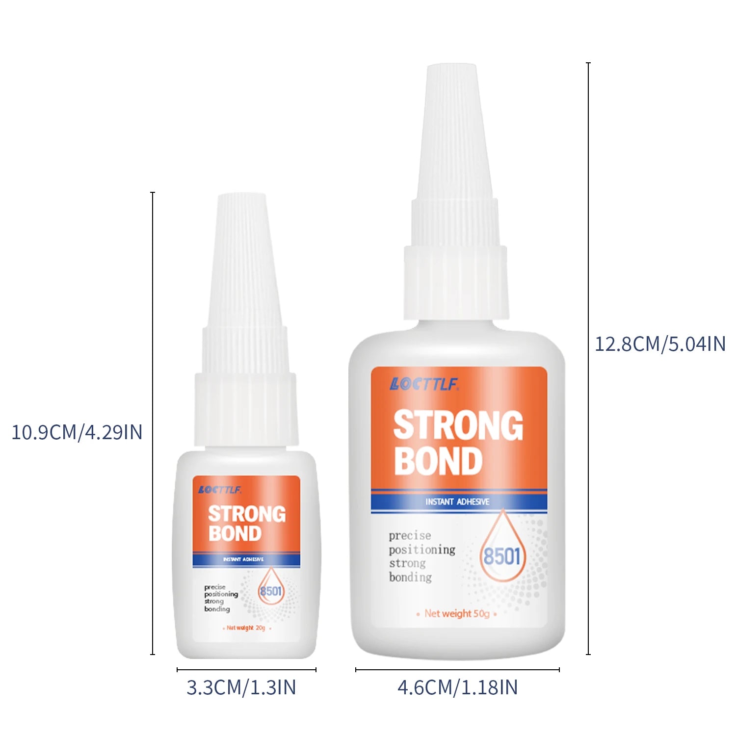 Super-Fast-Drying Adhesive 50g Transparent Water-Resistant and Heat-Resistant Plastic Wood Metal Glass Leather and DIY Projects