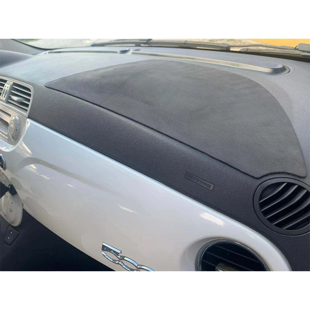 For Fiat 500 Car Dashboard Mat With Adhesive Backing Airbag Cover For Covers Dashboard Imperfections Car Accessories