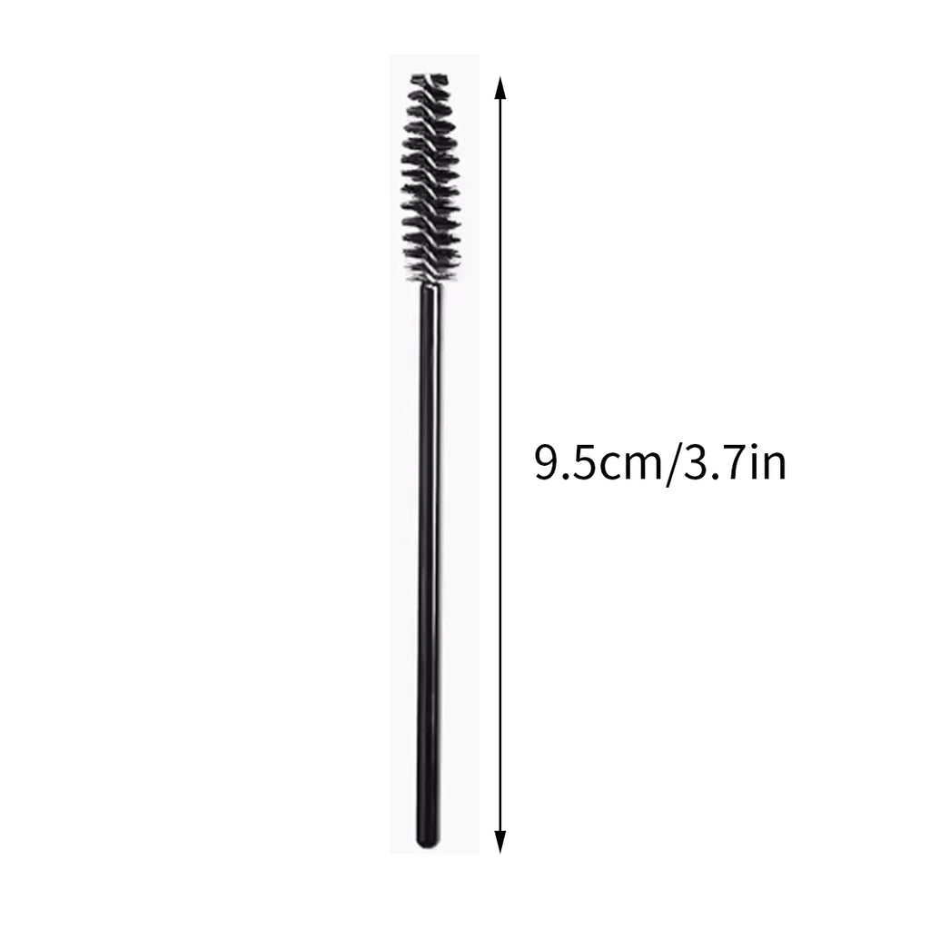 50pcs Reusable Crystal Rod Eyelash Brush Eyelash Comb Eyebrow Comb Eyelash Curl Spiral Multi Purpose Portable Makeup Brush