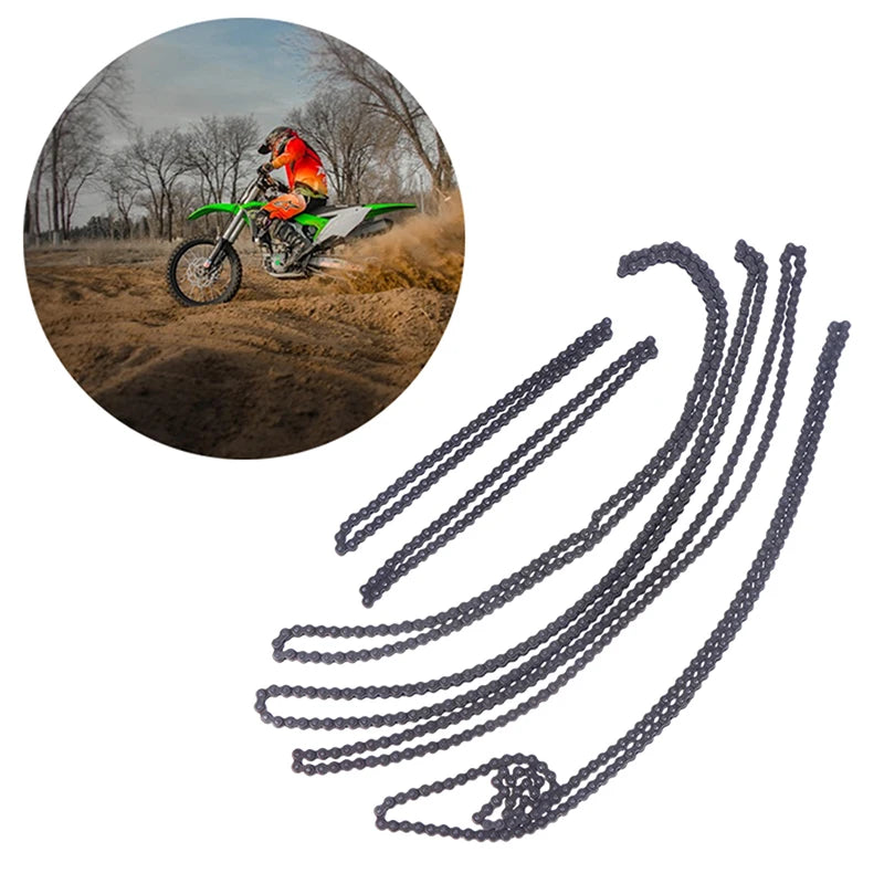 25H Chain With Spare Master Link 49CC 2 Stroke Engine ATV Quad Go Kart Dirt Pocket Mini Motor Bike Section 62/68/132/136/138/158