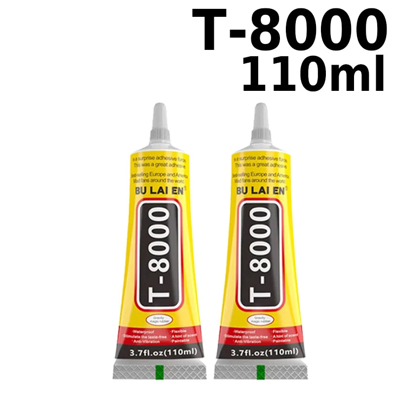 T8000 Precision Glue Jewelry Rhinestone Shoe Phone Repair DIY T7000 Adhesive Crystal Clothes Textiles Logo Patches Leather Bond