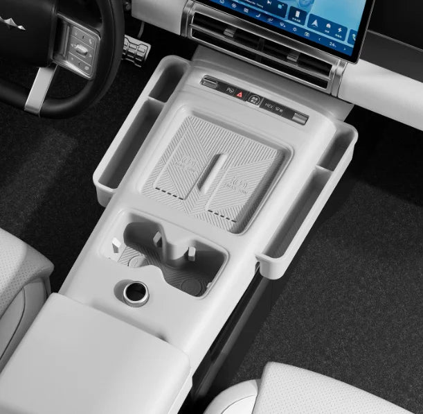 Full Wrap Silicone Center Console Pad for BYD Leopard 7 Titanium 7 Cup Holder Mat Anti-Scratch Interior Accessory