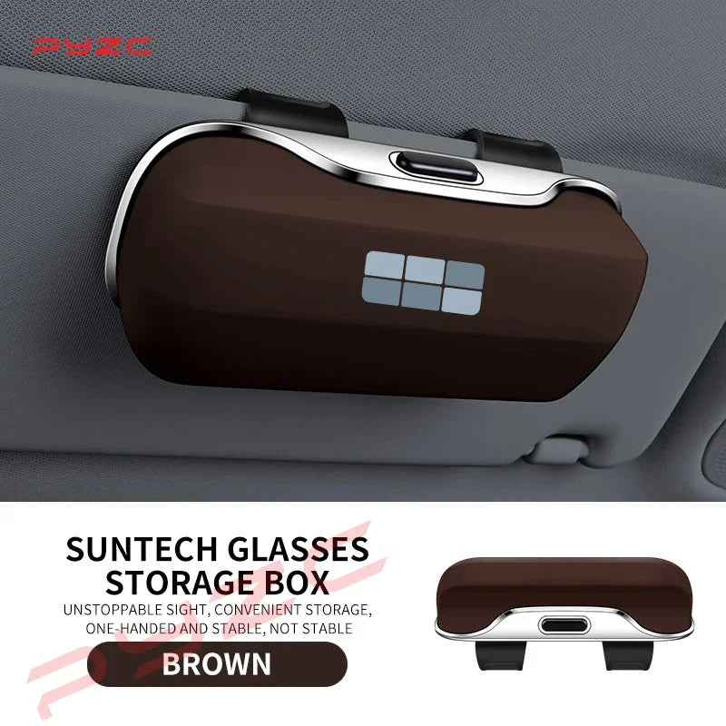 For Geely Galaxy GX3 Pro GC6 Atlas Coolray Cross Emgrand Accessories Car Visor Sunglasses Glasses Case Glasses Holder Clip Box