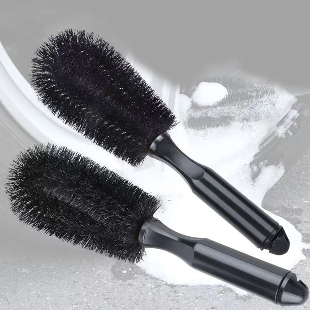 Car Tire Brush, Wheel Hub Brush, Specialized Car Washing Tool Brush, Cleaning and Cleaning Tool, Powerful Decontamination Brush