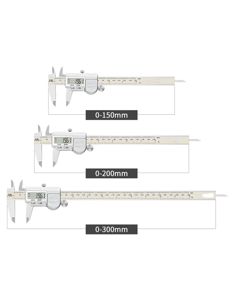0-150 mm IP67 Waterproof Digital Vernier Caliper Ruler Vernier Caliper Micrometer Digital Calipers 0.01mm Waterproof and anti co
