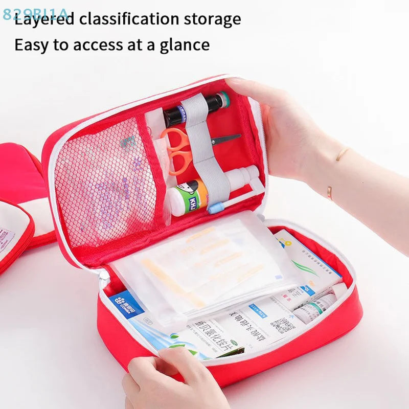 Portable Outdoor Survival Disaster Earthquake Emergency Kit Empty Large First Aid Kit Home/Car Medical Kit Empty Pack