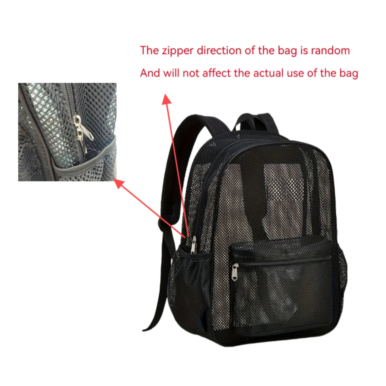 Women's Mesh Breathable Backpack Portable Hollow Casual Outdoor Travel Storage Bag