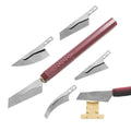 Mini Hand Saw Model Craft Tools with 4 DIY Craft Pieces Saw Blades Modelling Hobby DIY Tool Kit for Handcrafted Cutting