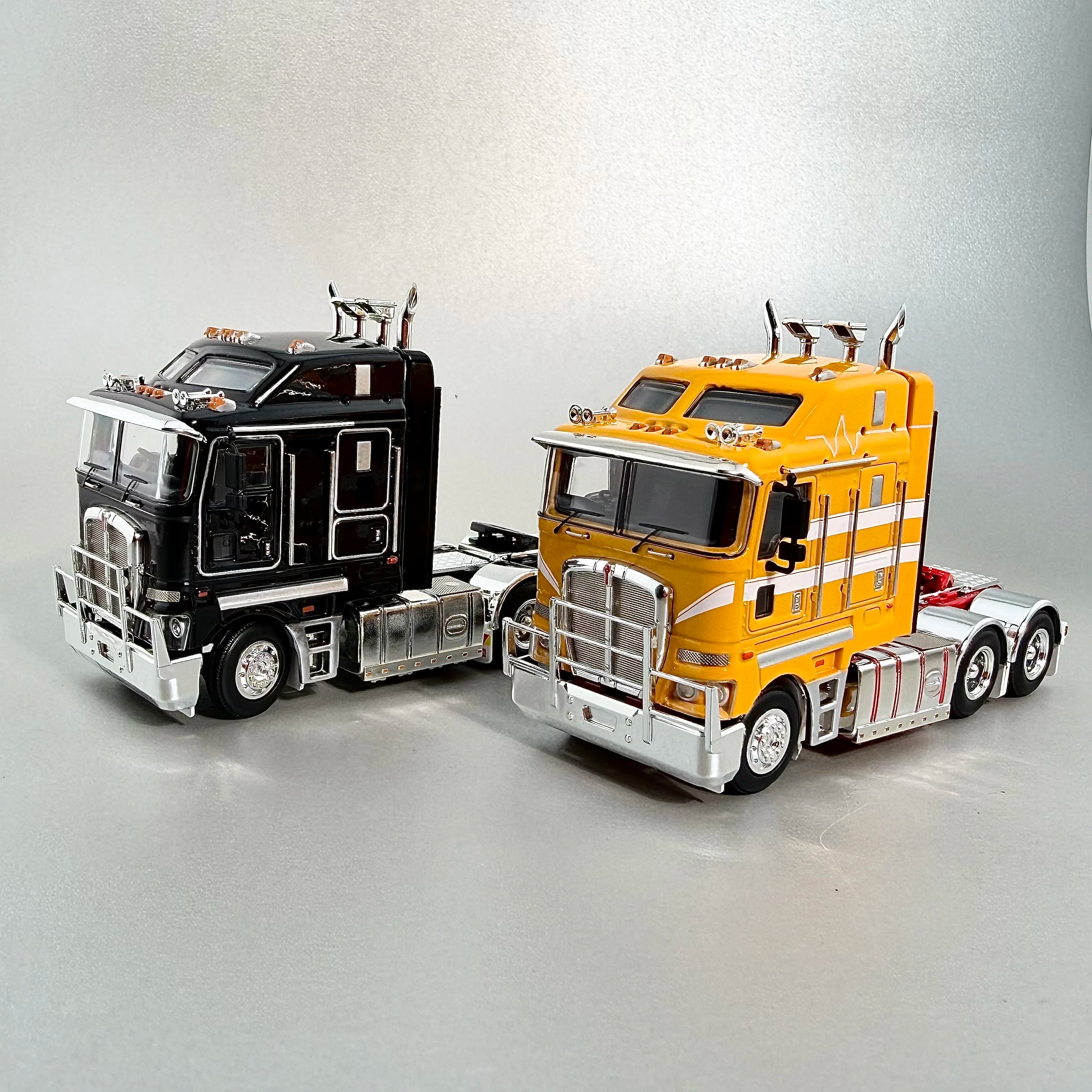 MJ Diecast Alloy 1:64 Australia Trailer Truck Head Kenworth K200 Prime Mover TractionTransporter Vehicle Truck Model Metal Toy