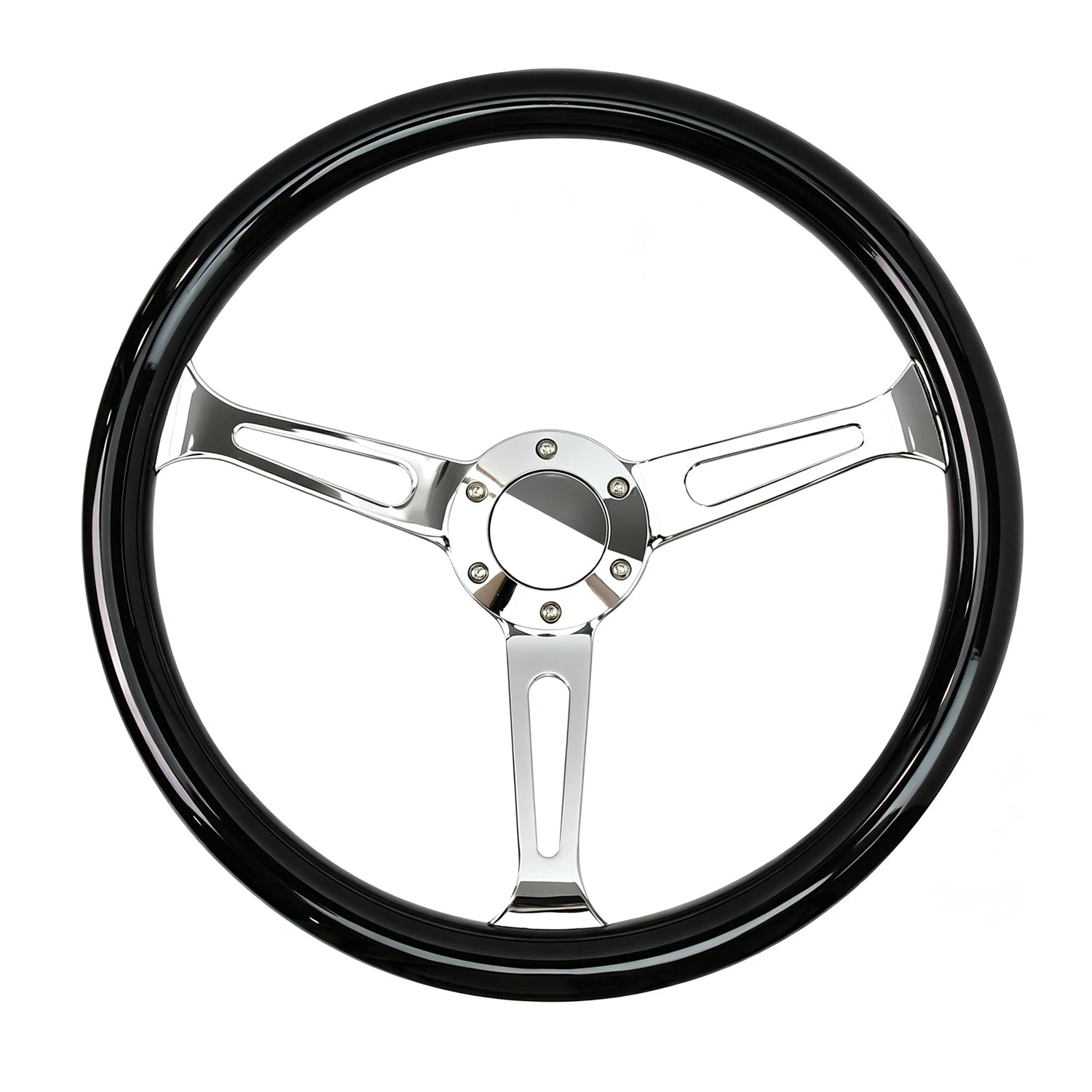380mm Round Hole Bracket Steering Wheel ABS Material with Rivets for Automotive Accessories