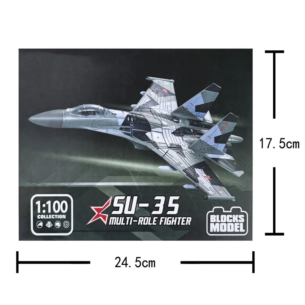 New Military Series Building Blocks Creative Multi-Purpose Fighter SU-25 F18 J35 ABS Aircraft F14 Model Toys For Boy Xmas Gift