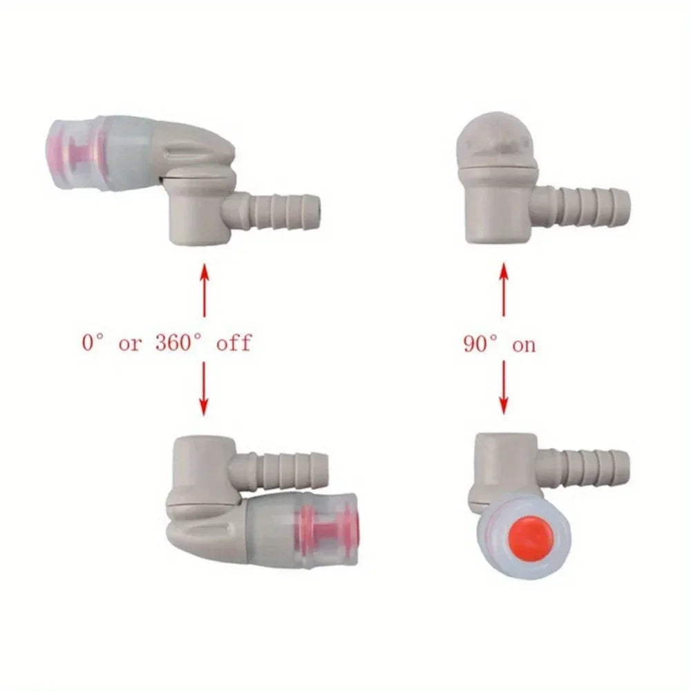 1PC Hydration Drink Pack Replacement Bite Valve Nozzle Mouthpiece Outdoor Sports Water Bag Blue /Beige Colors For Cycling