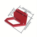 Steel Center Finder Positioning Block 45/60/90 Degree Angle Scriber Gauge Woodworking Multi-angle Marking Measuring Tool