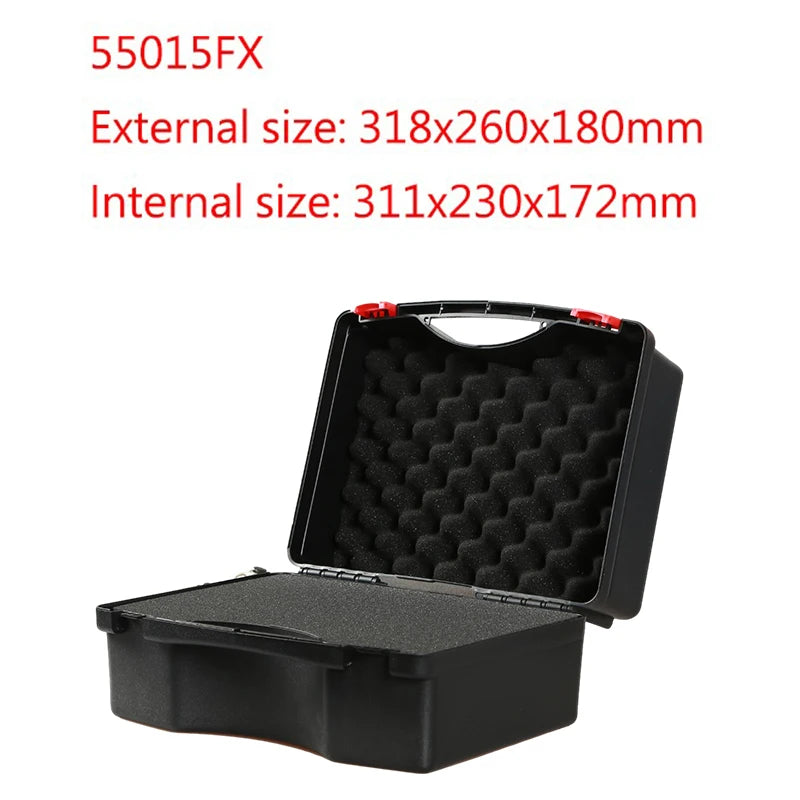 Suitcase Tool Box Professional With Spong Complete Toolbox Cases Portable Plastic Tool Case Safety Equipment Instrument Case