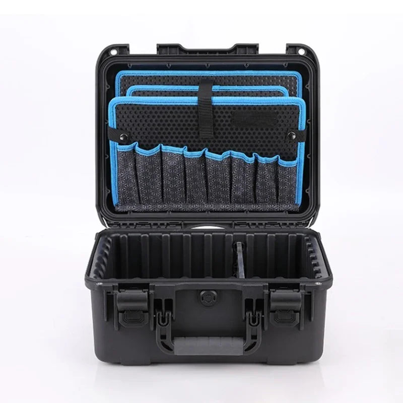Portable Tool Case Electronic Toolbox Professional Organizer Box for Workers Multi-purpose Storage Cases Tools Accessories
