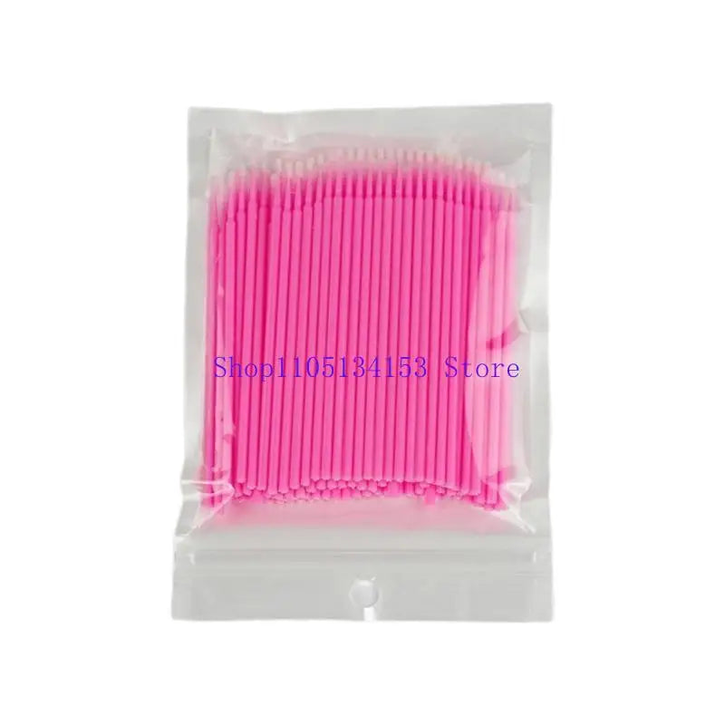 kl23 Portable Paint Micro Brush Tips Auto Head Mini Car Applicator 100pcs