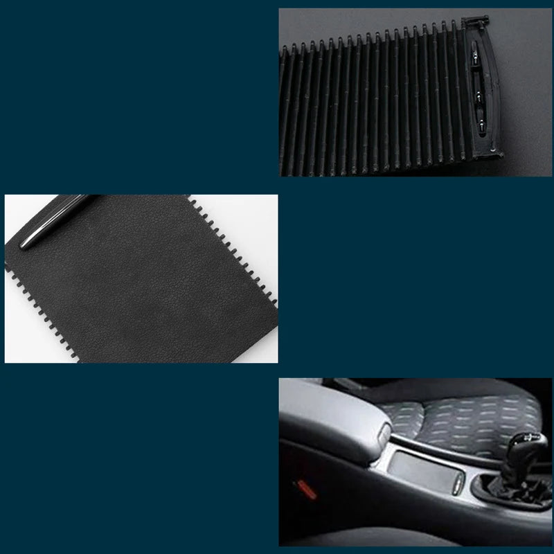 For Mercedes Benz C-Class W203 Car Center Console Sliding Shutters Cup Holder Roller Blind Cover Car-Styling 2036800123