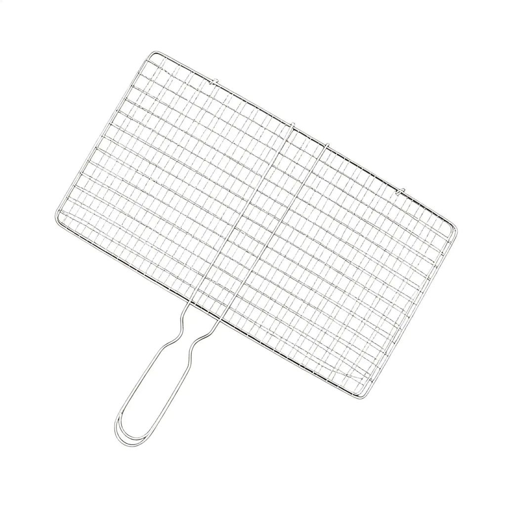 Grill Basket bbq net BBQ Basket Large Folding Grill Basket with Removable Handle.Grill Baskets for Outdoor Grill Camping