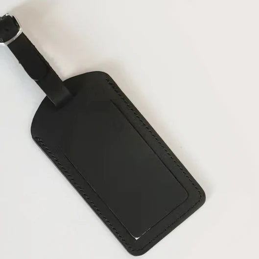 Cowhide Travel Custom Initials Luggage Tag Genuine Leather Personalized Suitcase Label Business Luxury Bag Pendant Retro Charm