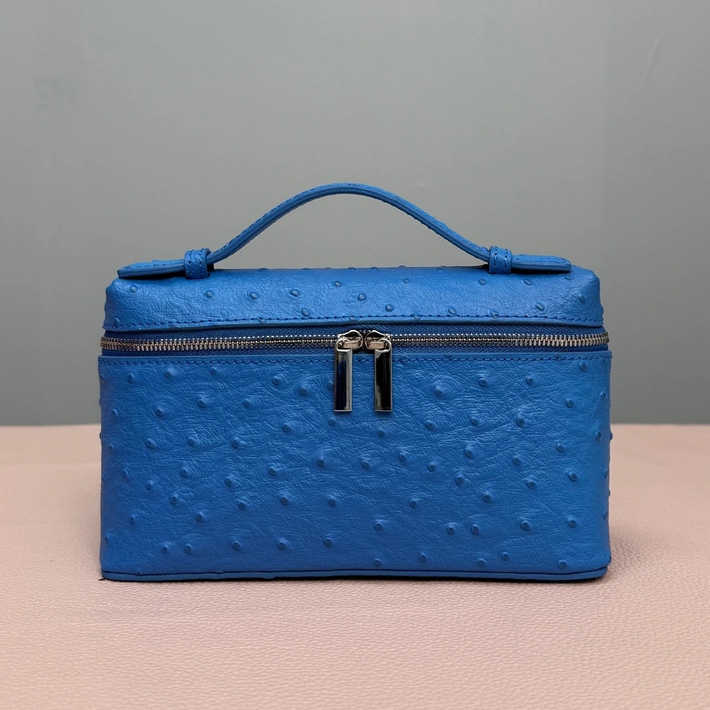 Mendy Women's Bag Ostrich Small Bag Cow Leather Shoulder Bags Crossbody Handbags Clutch Bag Luxury Bags Designers New In handbag