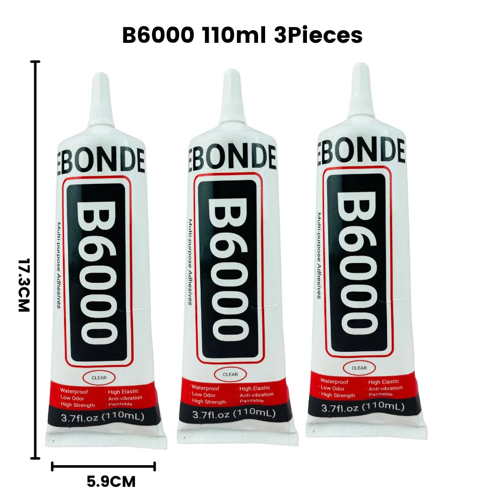 15/50/110ML B6000 Strong Glue Telephone Mobile Phone Touch Screen Adhesive DIY Repair Diamond Jewelry Glass Office Supplies