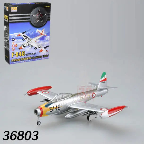 Easymodel 1/72 Scale Finished Military Aircraft Model Fighter Helicopter WWII and Modern Propeller Plane for Collection Display