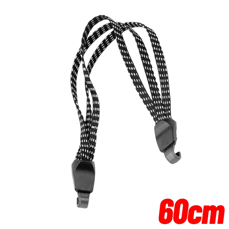 Bicycle Luggage Rope Elastic Carrier Rack Straps Elastic Rubber Belt Buckle Rope Belt with Hook Mountain Bike Bag Accessories