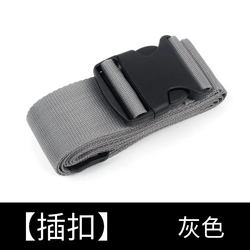 Straight Shaped Luggage Straps for Suitcase, Polyester Luggage Belt with Adjustable Release Buckle Travel Accessory ﻿