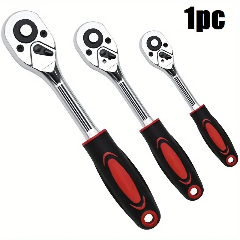 1/4 ",3/8" and 1/2 "Quick Ratchet Wrench Quick Drop Socket Wrench Chrome Vanadium Steel Labor-saving Tool