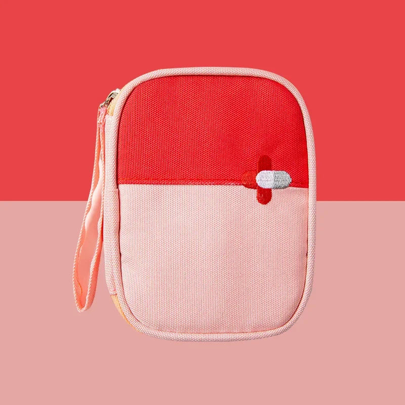 1pc Medicine Storage Bag Camping Outdoor Travel First Aid Kit Medicine Bags Organizer Emergency Survival Bag Pill Case