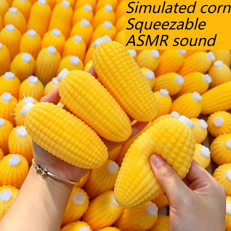 Simulated Orange Mango Lemon Potato Corn Pudding Pineapple Handmade Squishy Stress Ball Crisp Crunch ASMR Sensory Squeeze Ball