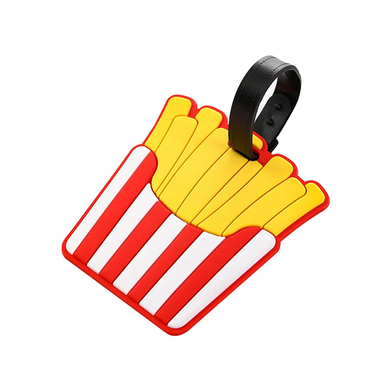 Travel Accessories Creative Baggage Boarding Tags Luggage Tag Cartoon Car Bus Aircraft Suitcase ID Addres Holder Portable Label