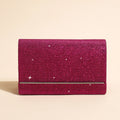 Elegant Evening clutch Bag.women's chain shoulder bag.glamorous light. small clutch bag.glitter square bag