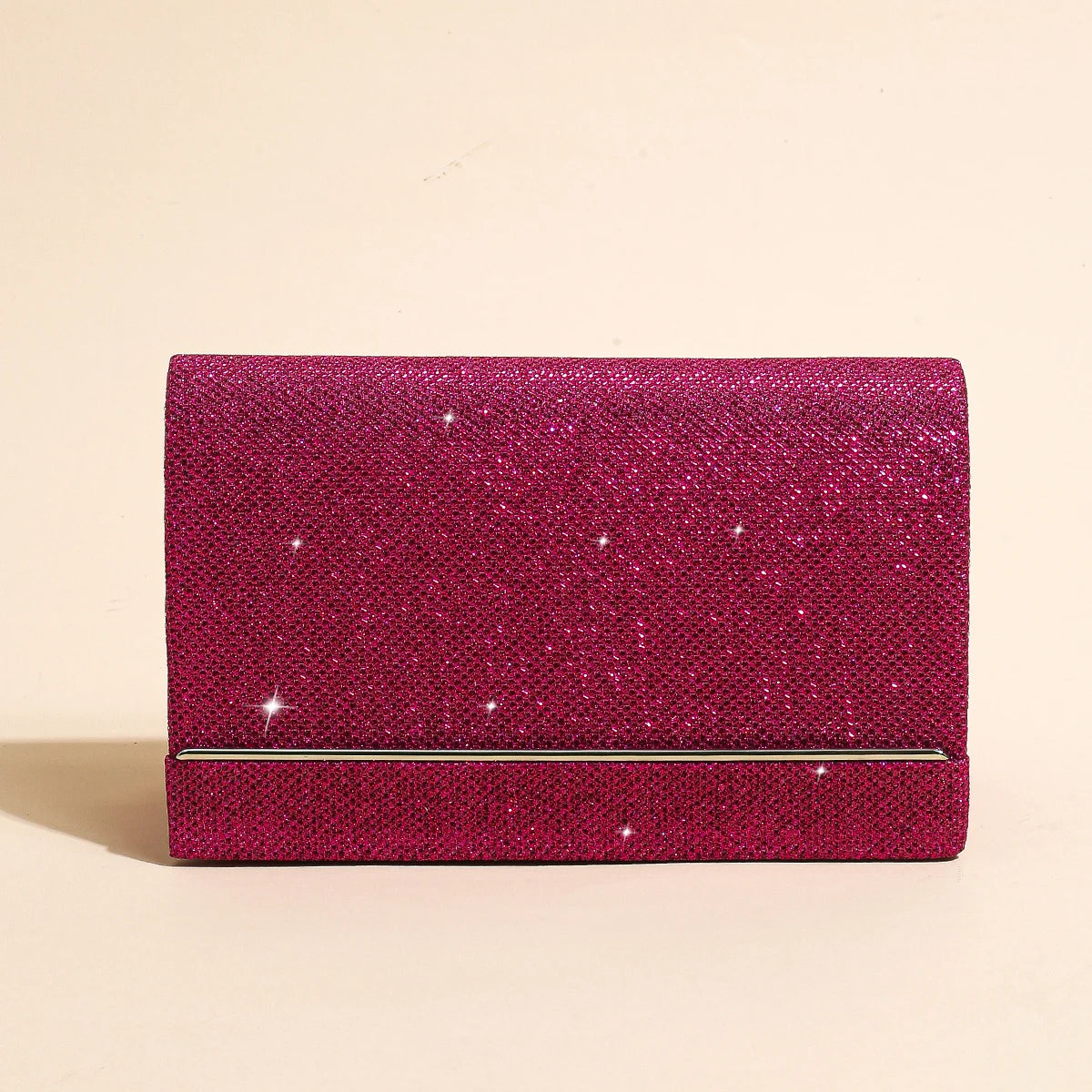Elegant Evening clutch Bag.women's chain shoulder bag.glamorous light. small clutch bag.glitter square bag