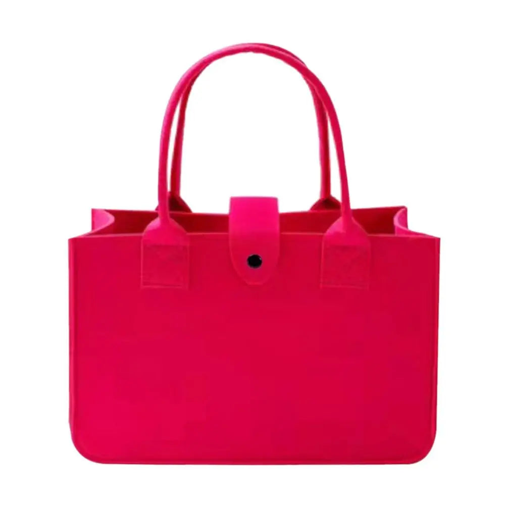 New Felt Felt Shoulder Bag Toy Sundries Large Capacity Messenger Bag Storage Organizer Crossbody Handbag Women