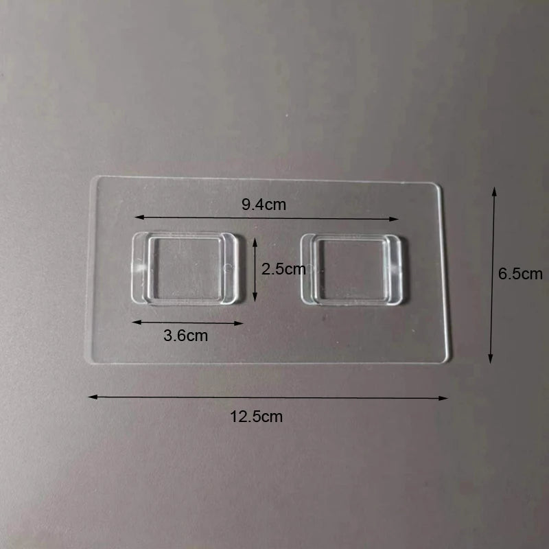 ECOCO Adhesive Sticker Accessory for Wall Mounted Storage Organizer