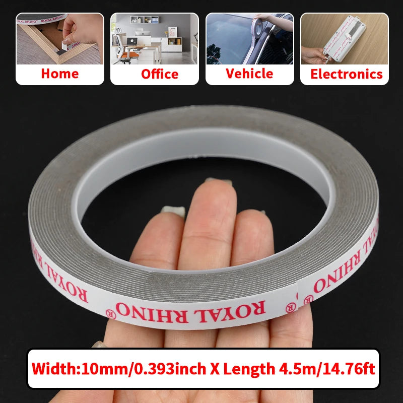 Extra Strong Korean Glue Double Sided Tape Car Special No Residue High Viscosity Heavy Duty Mounting Fixing Sticky Adhesive