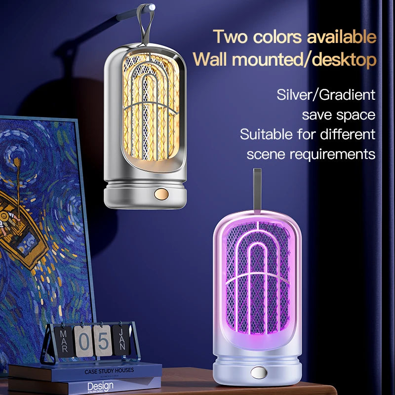 Anti-mosquito Lamp Mosquito Killer Lamp Electronic Fly Zapper Rechargeable Mosquito Repellent Outdoor Insect Trap