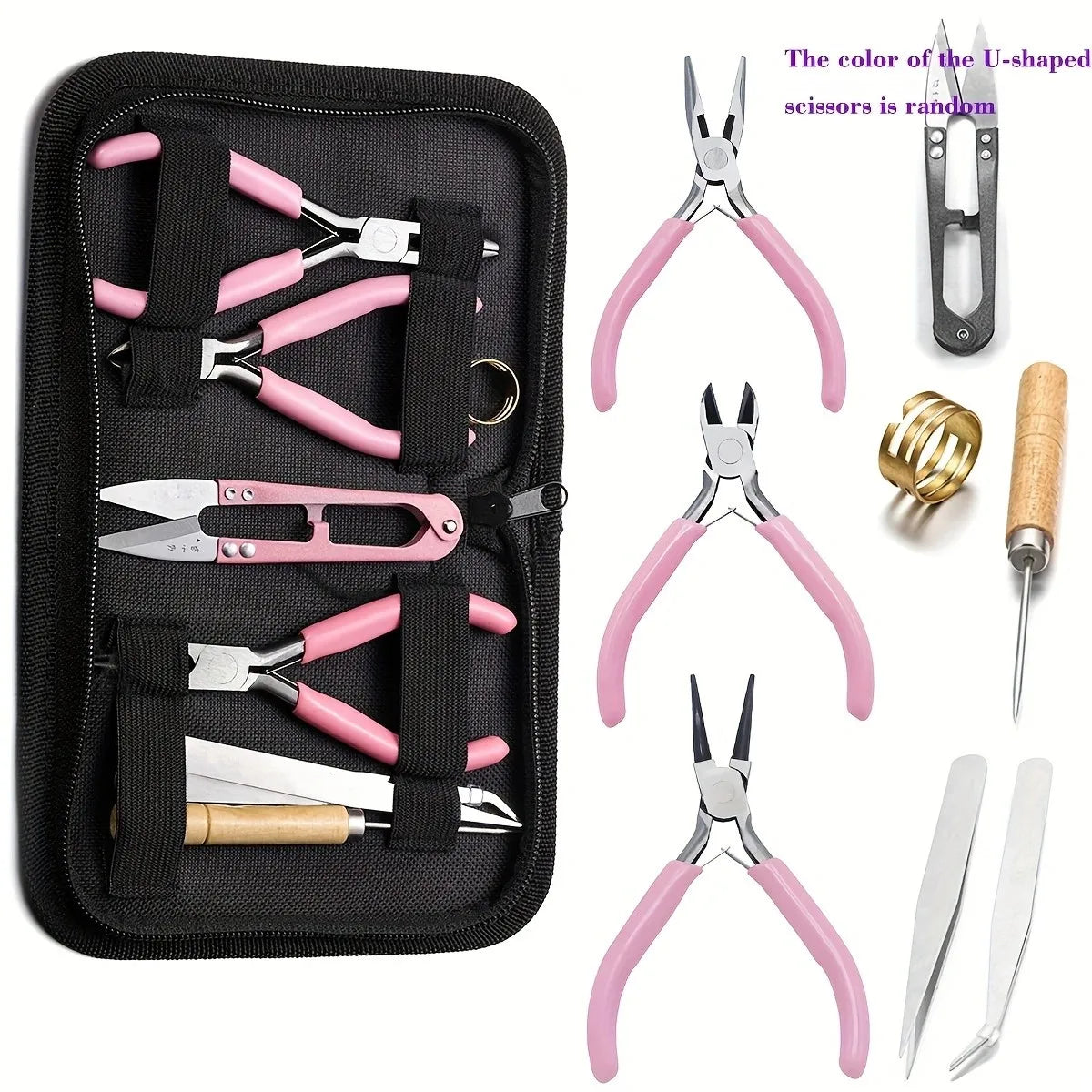 ewelry Making Pliers Scissors Cutter Tweezers Beading Tool Kit, 8Pcs Jewelry Diy Tools Tools Jewelry Jewelry Tools & Accessories