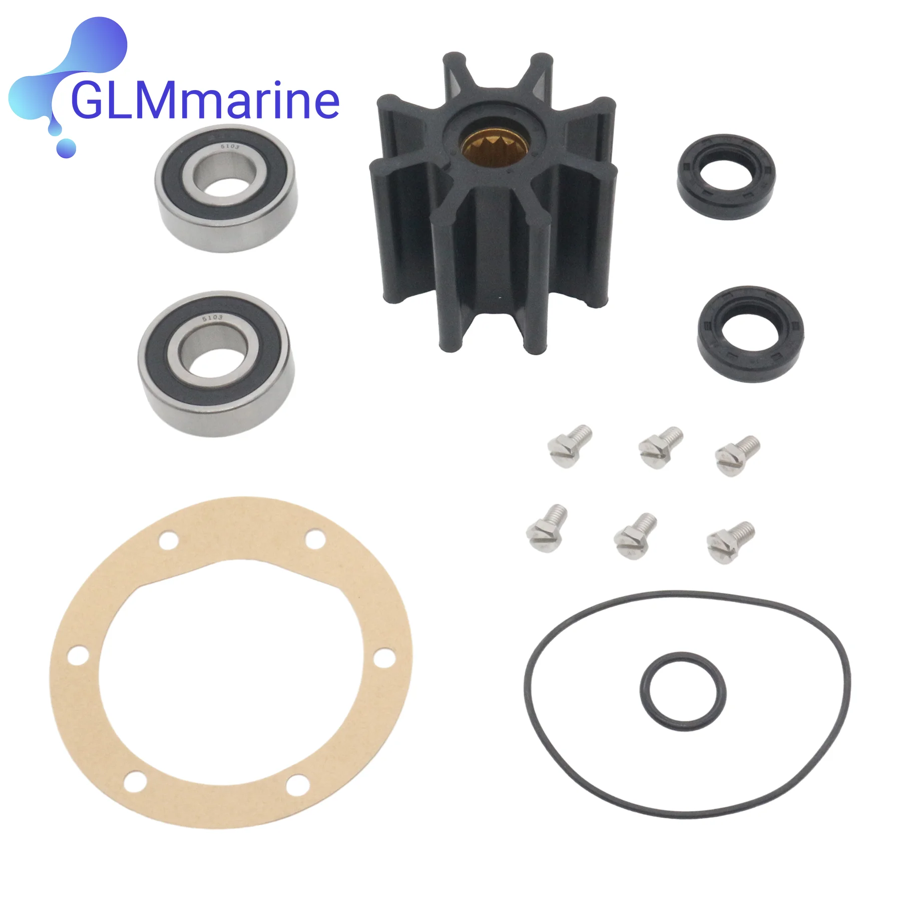 Raw Sea Water Pump Repair Kit For Volvo Penta D30 D31 D32 D40 D41 Diesel Impeller 21951356 858469 858470 858701 AD31 TAMD31